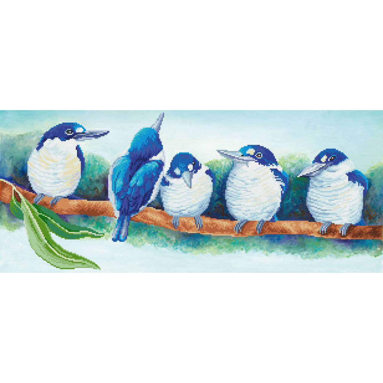 Diamond Dotz® Kingfisher Politics Diamond Painting Kit